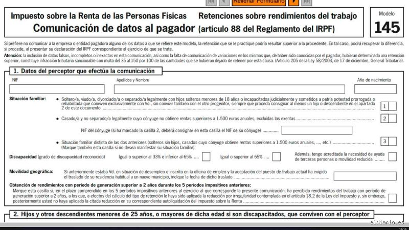 ¿Es obligatorio aplicar IRPF en la nómina?