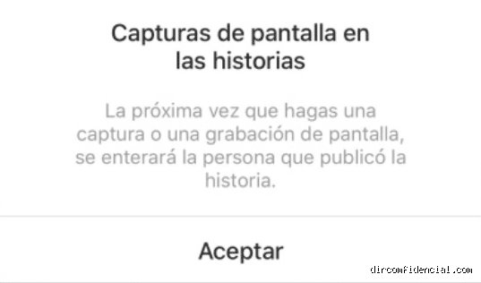 ¿Cuándo avisa Instagram de las capturas de pantalla?