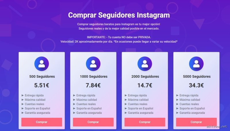 ¿Cuánto cuestan 1.000 seguidores en Instagram?