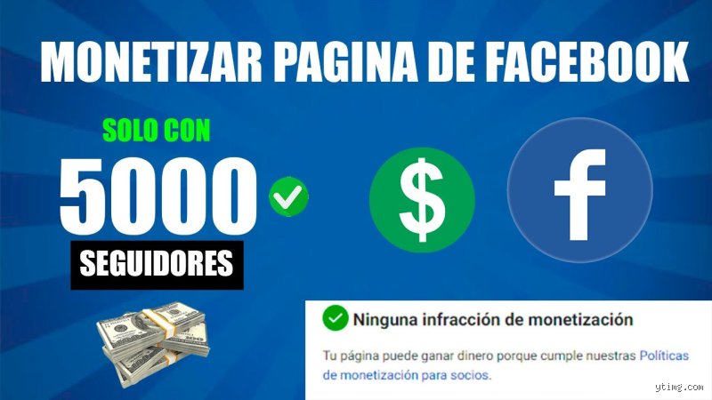 ¿Puedo ganar dinero con 5000 seguidores en Facebook?