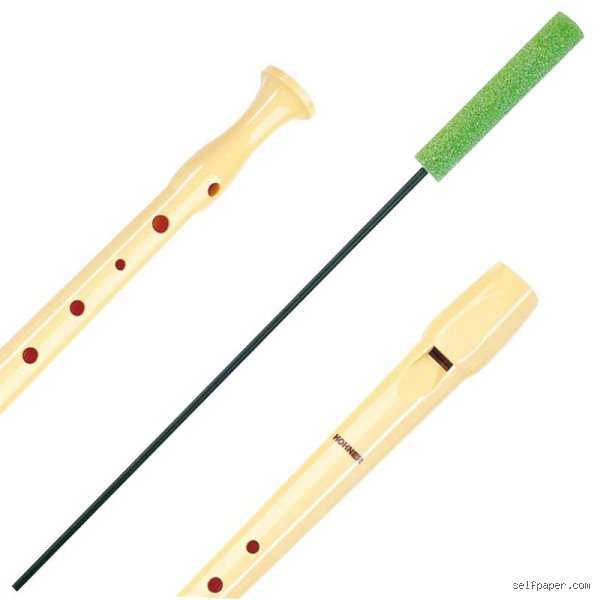 ¿Cómo se llama el palito para limpiar la flauta?