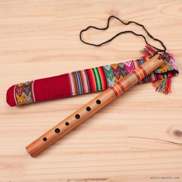¿Cómo se llama la flauta de madera andina?