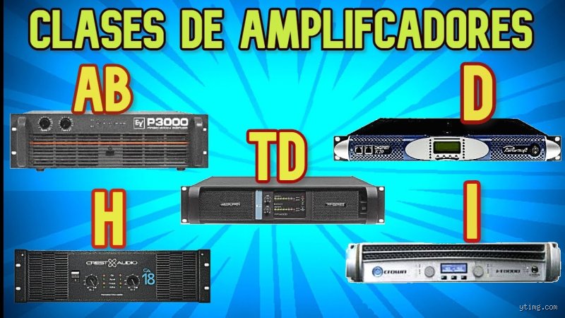 ¿Cuáles son los tipos de equipos de audio?
