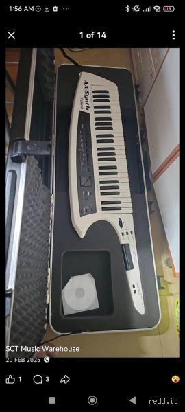 ¿Es un keytar un instrumento real?