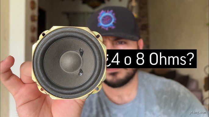 ¿Los altavoces de 8 ohmios suenan mejor?