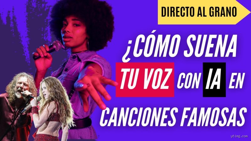 ¿Cómo hacer que la IA cante con mi voz?