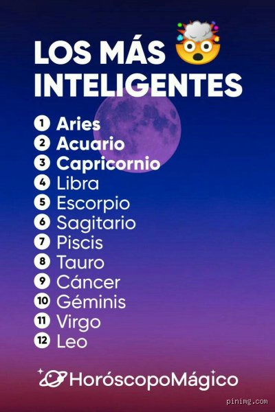 ¿Cuáles son los 10 signos más inteligentes?