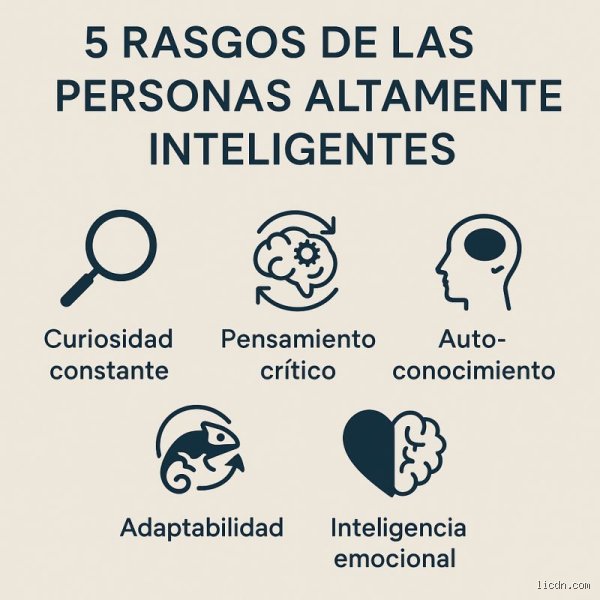 ¿Cuáles son los cuatro rasgos de las personas inteligentes?