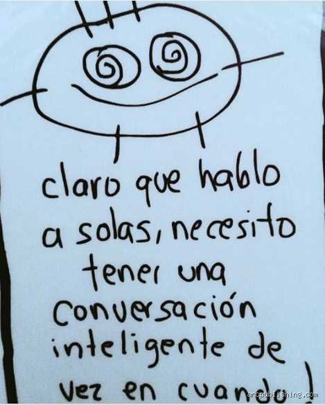 ¿Las personas inteligentes hablan consigo mismas en voz alta?