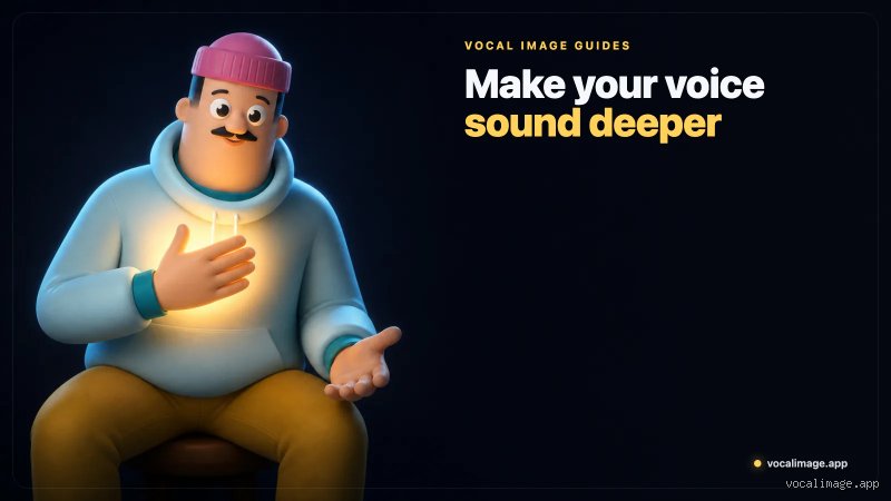 ¿Oyes tu voz más grave de lo que realmente es?
