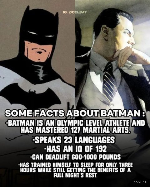 ¿Tiene Batman un coeficiente intelectual de 1000?