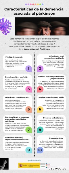 ¿Cuál es la diferencia entre la demencia de Parkinson y la demencia?