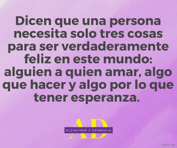 ¿Puede una persona con demencia ser feliz?