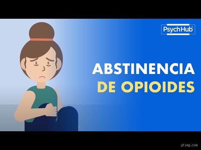 ¿Cómo se siente la abstinencia de tramadol?