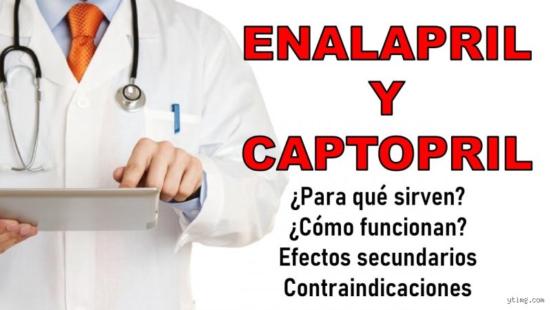 ¿Cuál es mejor, el captopril o el enalapril?