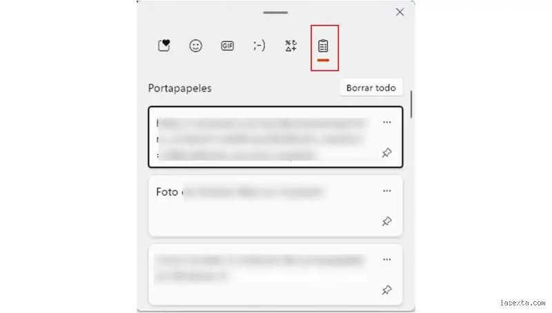 ¿Cómo acceder al historial de recortes?