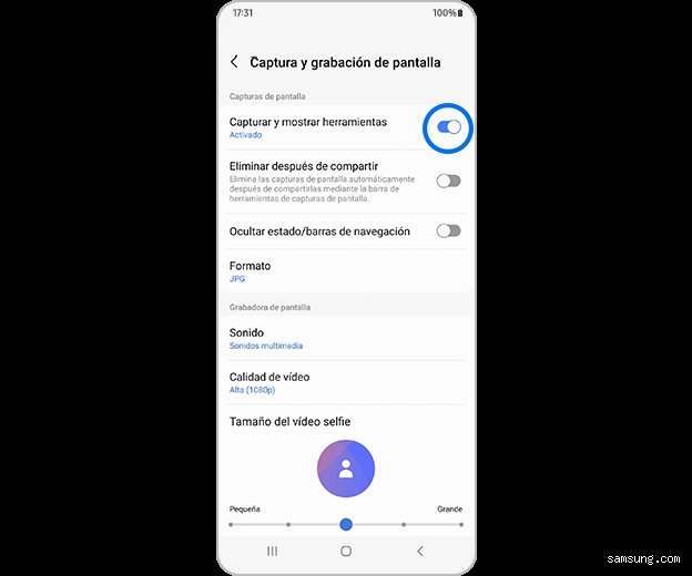 ¿Cómo activar captura con desplazamiento?