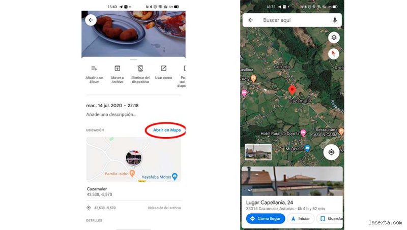 ¿Cómo buscar en Google Maps con una imagen?