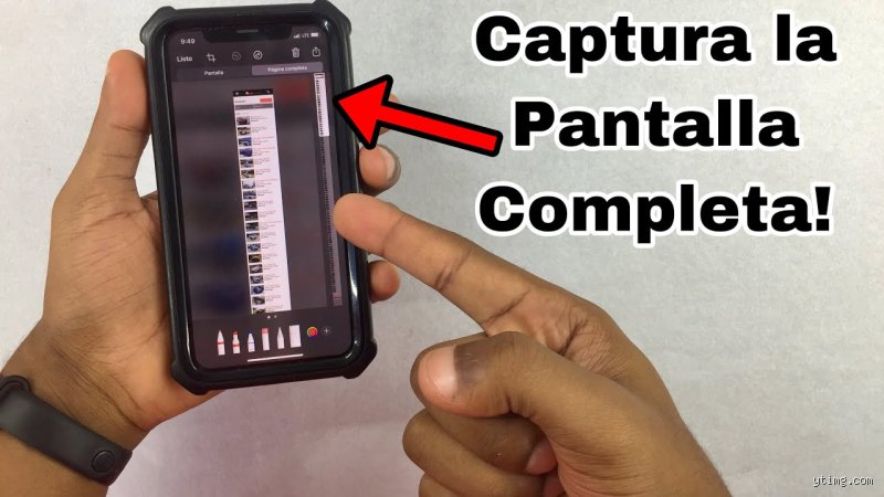 ¿Cómo obtener una imagen de pantalla completa?