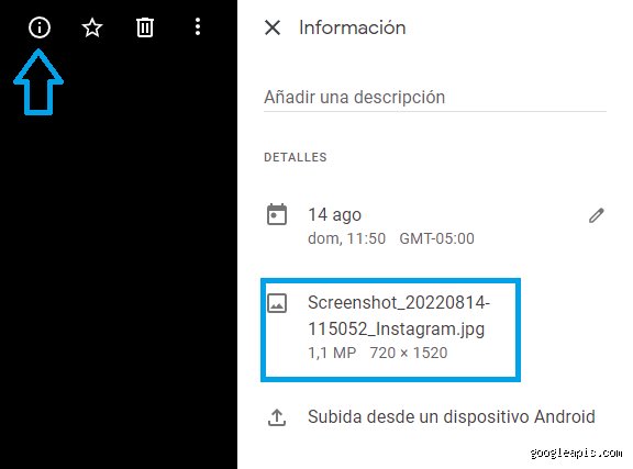 ¿Cómo saber si una foto es una captura de pantalla?