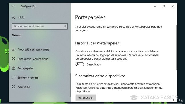¿Cuál es el atajo para ver todo el contenido del Portapapeles?