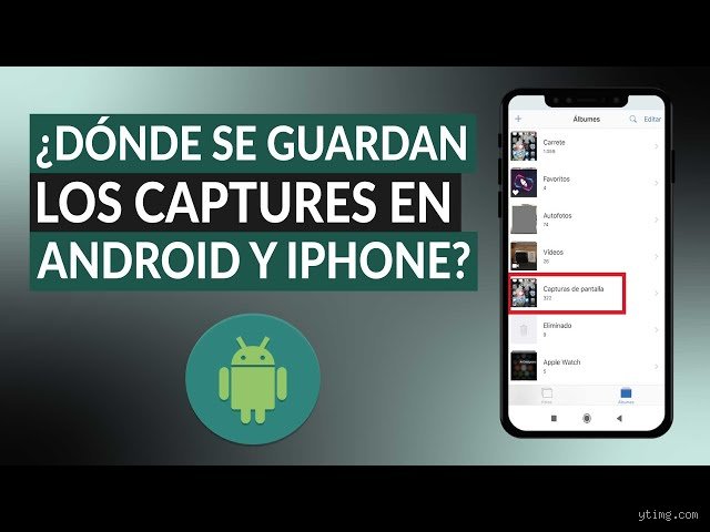 ¿Dónde guarda mi iPhone mis capturas de pantalla?