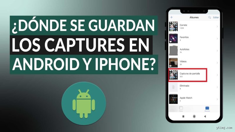 ¿Dónde puedo consultar las capturas de pantalla en mi iPhone?