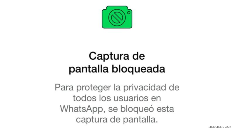 ¿Están bloqueadas todas las capturas de pantalla de WhatsApp?
