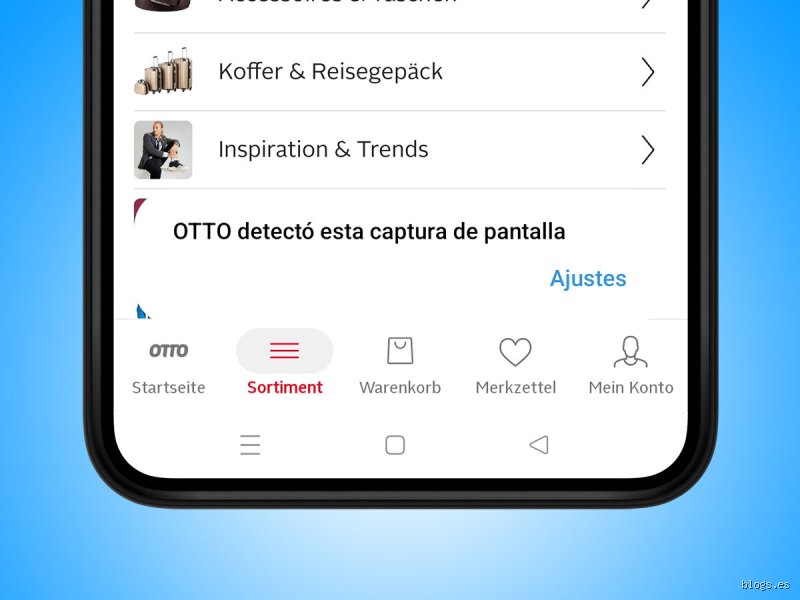 ¿La sesión detecta las capturas de pantalla?