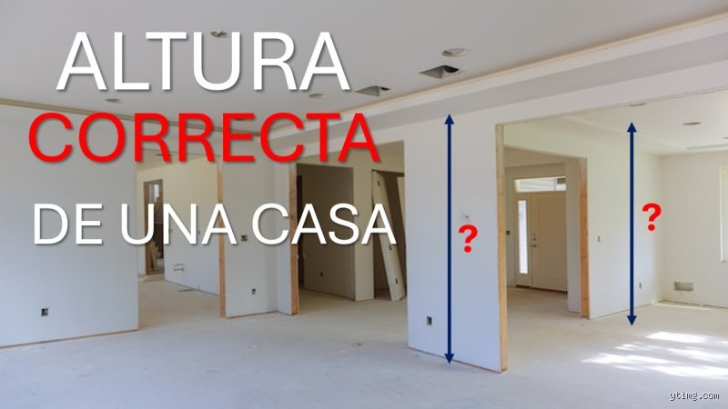 ¿Cuál es la altura normal de un cielo raso?