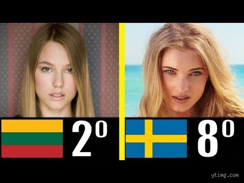 ¿Dónde es la gente más rubia?