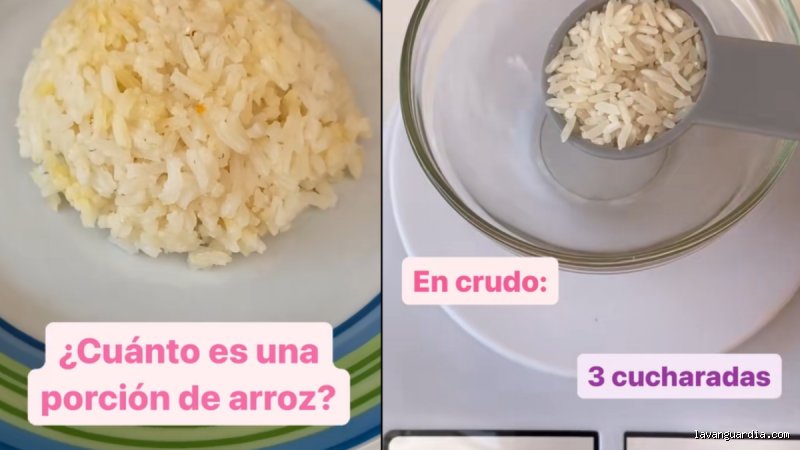 ¿Cómo calcular la cantidad de arroz que debo comer?