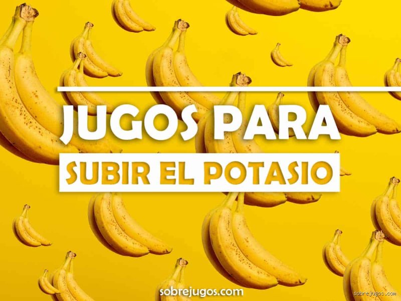 ¿Cómo subir el potasio rápido y fácilmente?