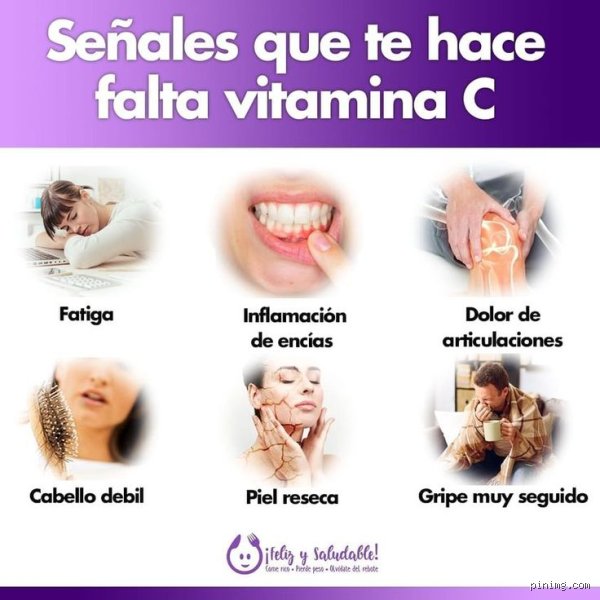 ¿Cómo te sientes si tienes bajos niveles de vitamina C?
