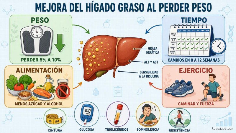 ¿Cuánto debo caminar si tengo hígado graso?