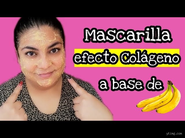 ¿Los plátanos contienen colágeno?