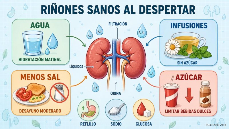 ¿Qué es bueno tomar en ayunas para los riñones?