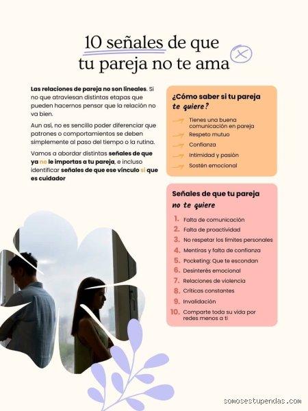 ¿Cómo actúa alguien que no te ama?