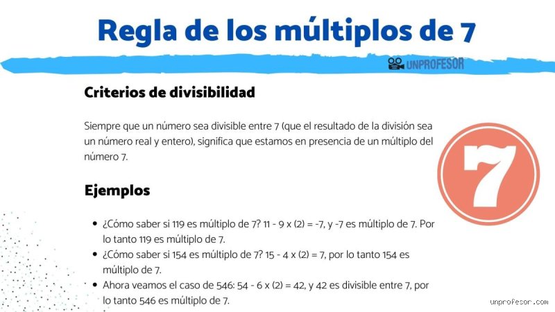 ¿Es cierta la regla del 7?