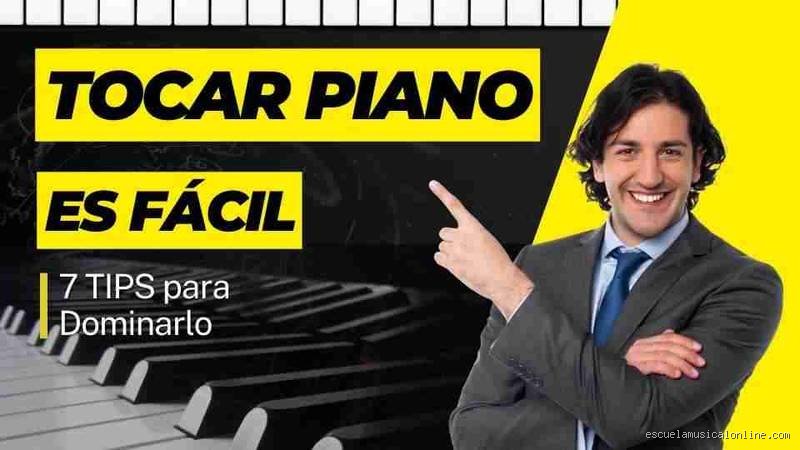 ¿Es fácil aprender a tocar el piano pero difícil dominarlo?