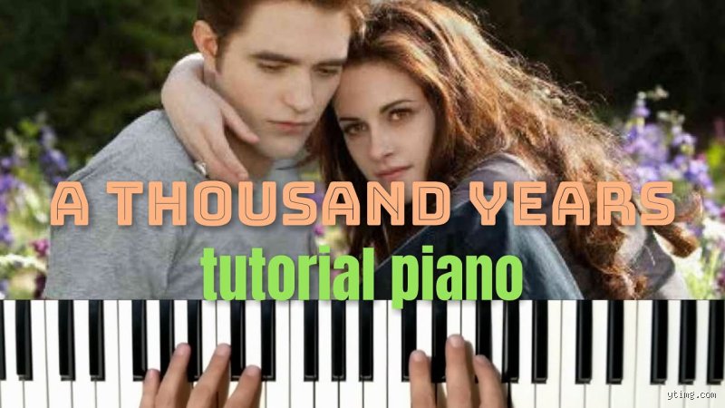 ¿Puedes tocar "1000 años" en el piano?