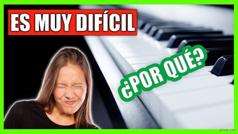 ¿Qué tan difícil es aprender piano?