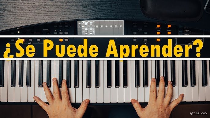 ¿Se puede aprender piano solo?