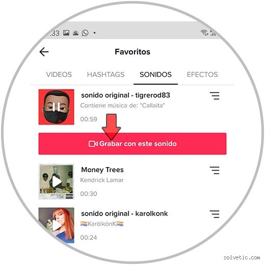 ¿Cómo buscar la canción de TikTok?