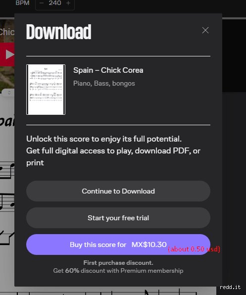 ¿Se puede usar una cuenta de MuseScore sin pagar?