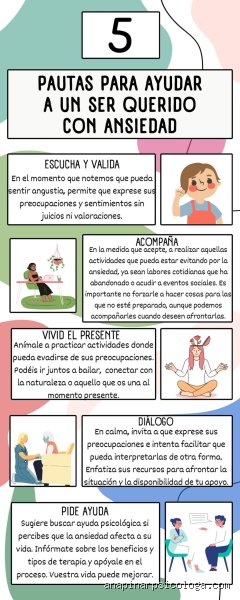 ¿Cómo ayudar a un ser querido que sufre de ansiedad?