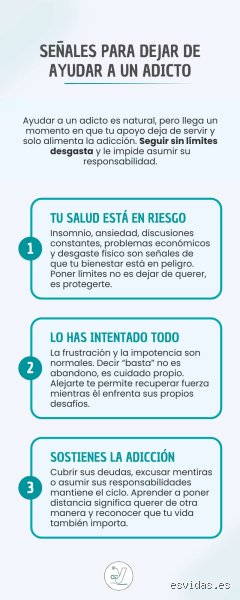 ¿Cómo poner límites a un adicto?