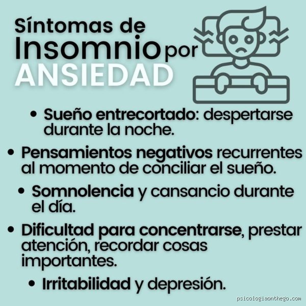 ¿Cómo saber si mi insomnio es por ansiedad?