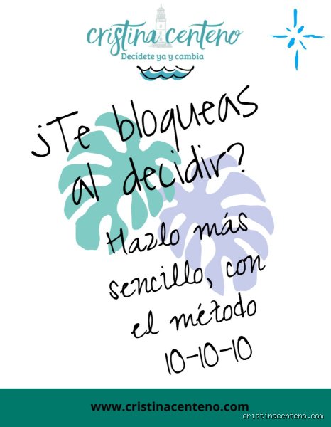 ¿Cuál es la regla 10-10-10 para la ansiedad?