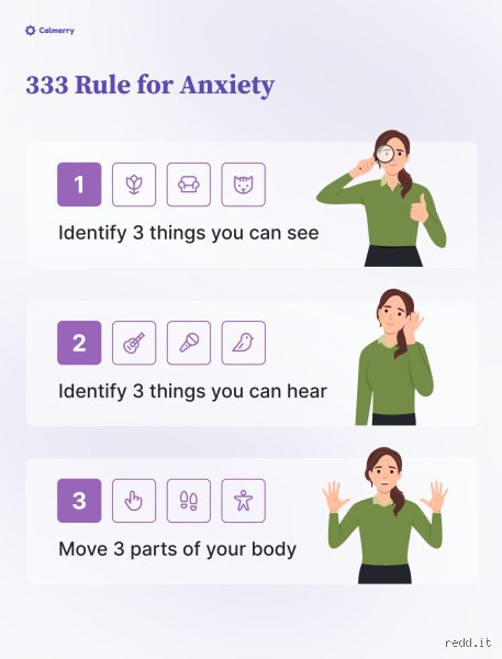 ¿Cuál es la regla 3-3-3 para la salud mental?